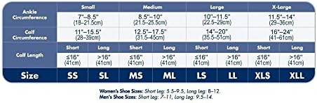 Специјалност на Сигварис 602 машка дијабетична компресија колена високи чорапи 18 25 ммхг
