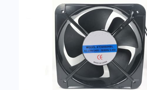 XY20060HBL 220-240V 0,45A 200X200X60MM 2-жичен вентилатор за ладење