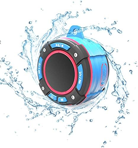 XXXDXDP Седум нивоа водоотпорен звучник на отворено TWS Audio Sports Portable Suction Cup радио со светлина