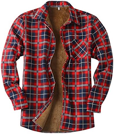 Јакна за маж со кошула, дебели џебови со долги ракави на отворено со долги ракави со надворешна облека од аспиратор 2022 Зимски