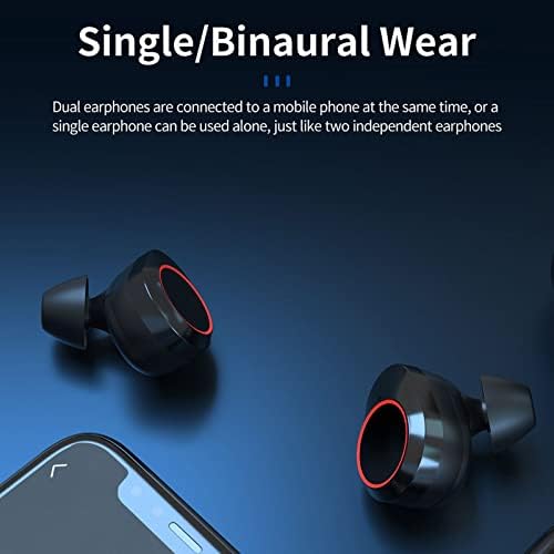 G05 Слушалки Контакт Контрола Дигитален Дисплеј Bluetooth 5.3 Безжични Слушалки Во Уво Стерео Слушалки MR1