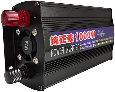 Инвертер за Чист Синусен Бран 1000w, DC 12V 24V ДО AC 110v 220v Паметен Инвертер За Напојување Единечен Дигитален Дисплеј Засилувач