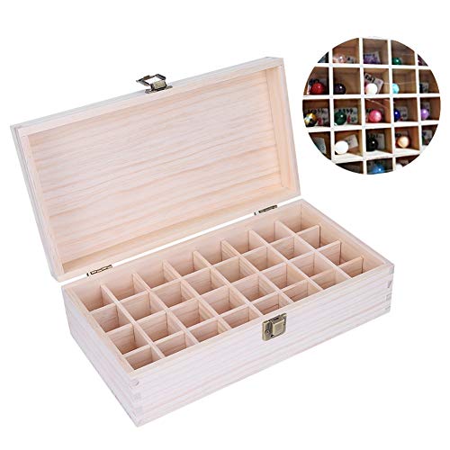 Кутија За Етерични Масла од дрво - 32 Шишиња Организатор За Складирање Парфеми
