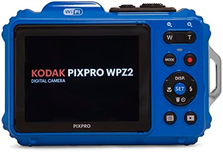 Kodak Pixpro WPZ2 солиден водоотпорен дигитален фотоапарат 16MP 4x оптички зум 2.7 LCD Full HD видео, сина