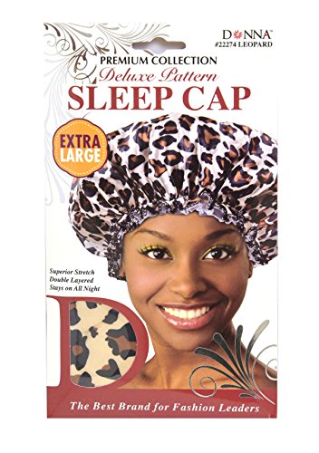 Дона Колекција Премиум Делукс Модел Екстра голема капа за спиење, шема на леопард