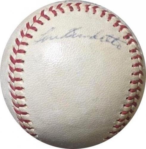 Стен Музиал и Лу Бурдет потпишаа 1963 година на Ворен Гилес Бејзбол кардинали COA - Автограмски бејзбол