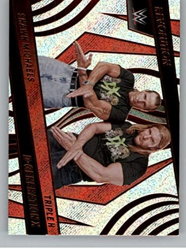 2022 Panini Revolution WWE 134 Shawn Michaels/Triple H Teaks Teams Legend Wrestling Trading Card