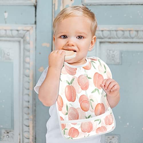 Мазеан Бебе Лигавчиња Праски Бебиња Хранење Лигавче, Прилагодливи Дете Храна Лигавчиња За Девојче Момче