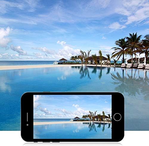 FFtopu Компатибилен со iPhone 7 Плус Замена На Екранот Црна(5.5), lcd Дисплеј &засилувач; Сет На Рамка За Дигитализатор На Екран На Допир СО