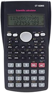 XWWDP Рачен компактен научен калкулатор 12 цифрен 2-линија за математика за математика со голема дисплеј со функција на фракција