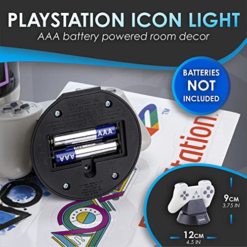 Подарок за подароци на Paladone PlayStation со икони, налепници и шише - официјална стока