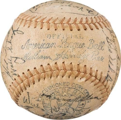 Најдобриот тим на Индијанците во Кливленд во 1936 година го потпиша Бејзбол Боб Фелер Дебитант ПСА ДНК - Автограм Бејзбол