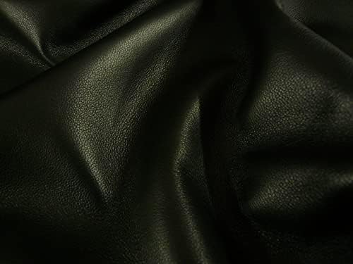 Црна оригинална кожа, вистински криења на јагниња, мека финиш од овци за кожа, ткаенина ткаенина занаетчиски материјал 5-6
