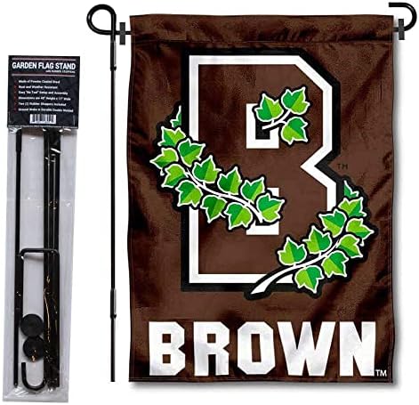 Браун мечки атлетски бршлен Б лого градинарско знаме и држач за столбови на знамето