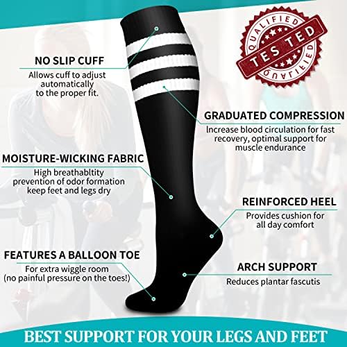 Компресија чорапи за жени и мажи најдобра поддршка за трчање, спорт, бременост