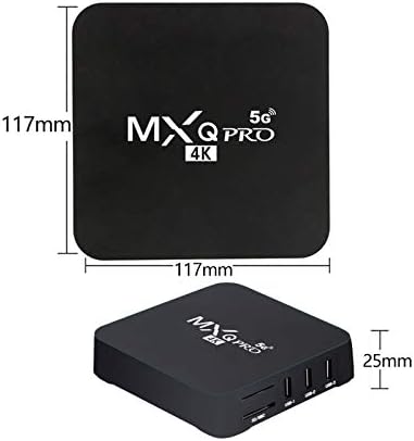MXQ Pro 5G Android 12.1 TV Box RAM 1 GB ROM 8 GB Android Smart Box H.265 HD 3D двоен бенд 2.4G/5.8G WiFi Quad Core Media Player