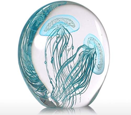 Злбиб сина медуза фигурини стакло украс за животни статуетхом додатоци за декорација на модерен стил дома декор сина
