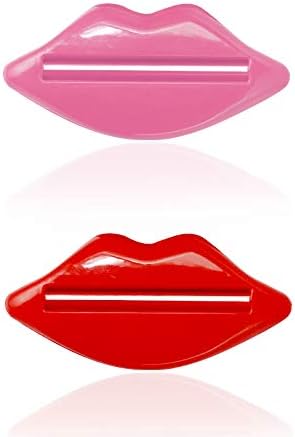 Роман случајна боја на усна форма за заби цевка за миење на лице за чистење пена пена за пена диспензерот ABS CLIP03 Убава и мода