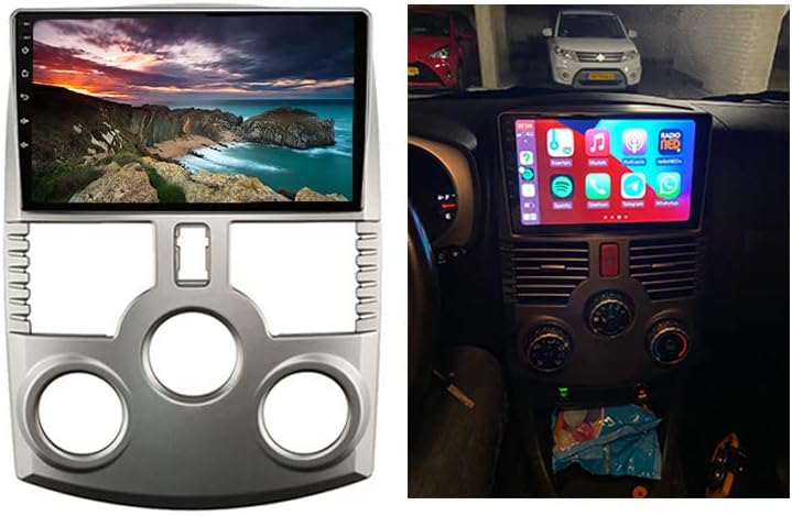 Bandox 9 инчи автомобил Аудио рамка GPS навигација фасција панел автомобил ДВД пластична рамка фасција за Toyota Rush for Daihatsu Terios