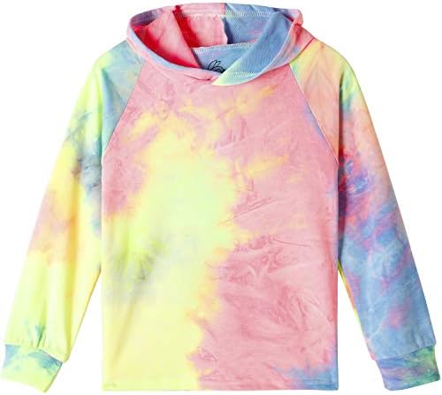 Tutu Girl's Tie-Dye Pullover Sweatshirt Sumsshirt Set Loungewear Sweatpants