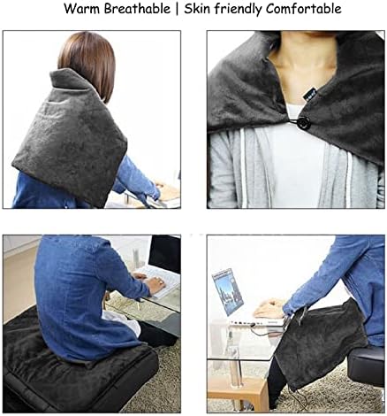 Подлога за греење на Демерас, паметно црно електрично греење шал за канцеларија