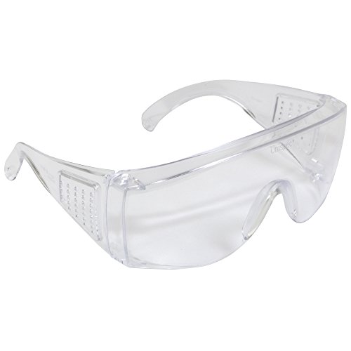 Безбедносни очила Kleenguard Unispec II, економични очила, УВ заштита, јасни леќи, чисти храмови без метал, 50 пара / куќишта