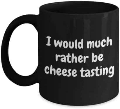 Кригла за дегустација на сирење, подарок за tastубител на сирење или overубител на сирење, смешно чаша чај за дегустација на сирење, многу