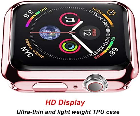 Волт Компатибилен со заштитник на екранот на Apple Watch 44mm, Iwatch SE/Series 6/5/4 [2-Pack] Сеопфатно јасен TPU заштитен случај на