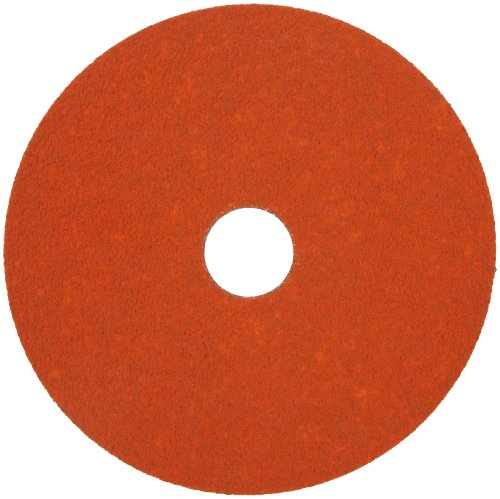 Нортон SG Blaze F980 Абразивен диск, поддршка од влакна, керамички алуминиум оксид, 5/8 -11 конец, дијаметар од 5, ренде 24