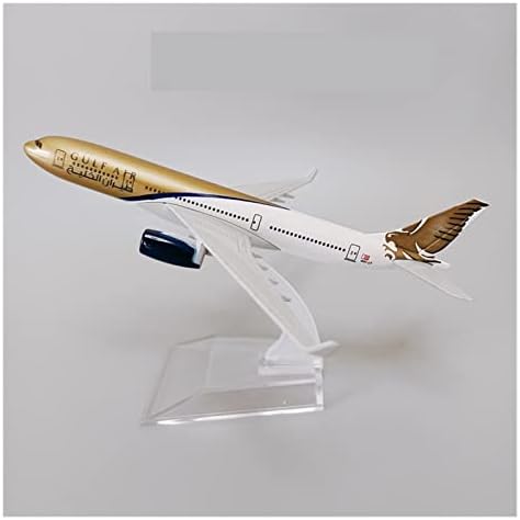 Модели на авиони 16см for for Gulf Air Airbus A330 / Boeing B787 легура метал умираат модел на авиони со штанд рамни украси