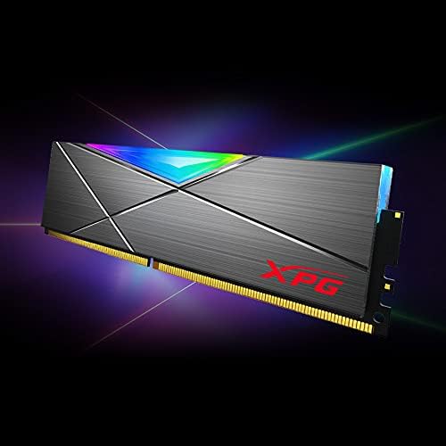 XPG DDR4 D50 RGB 32GB 3200MHz PC4-25600 U-DIMM 288 Pins Десктоп меморија CL16-20-20 комплет титаниум