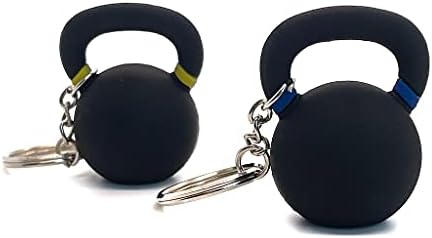 Na1 Kettlebell Привезок 2pc Сет, Црна/Жолта/Сина