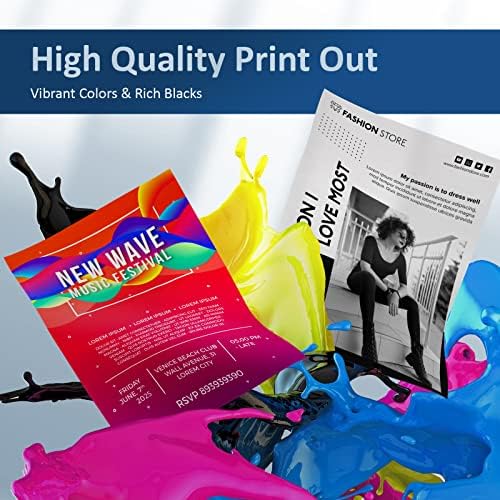 Замена на кертриџ за мастило Smart PrintInk 61XL за мастило за HP 61 XL Компатибилен со мастило: Envy 4500 & 500 серија, DeskJet 1000 1056 1510