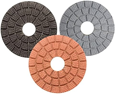 10 парчиња/сет 3inch влошки за полирање на дијаманти 80мм Влажна подлога за полирање за мермер гранит камен бетонски подот Полски алатки