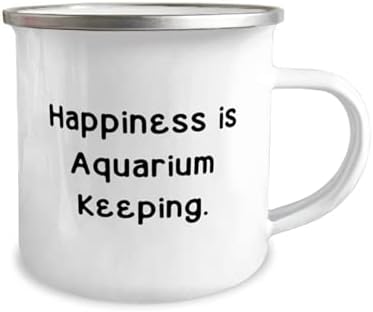 Нов аквариум чување, среќа е чување на аквариум, смешен роденден од пријатели