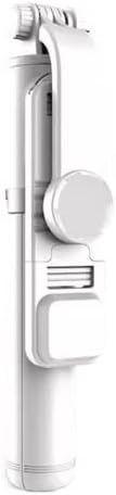 Sticks безжичен Bluetooth селфи стап со полнење светло за полнење далечински управувач мини статив преклопување 360 ° ротација eesll
