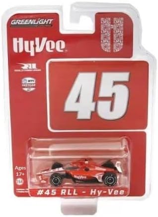Greenlight 51477 Indycar Series 2022 Jack Harvey 45 Hy-Vee Red 1/64 Scale Indy 500