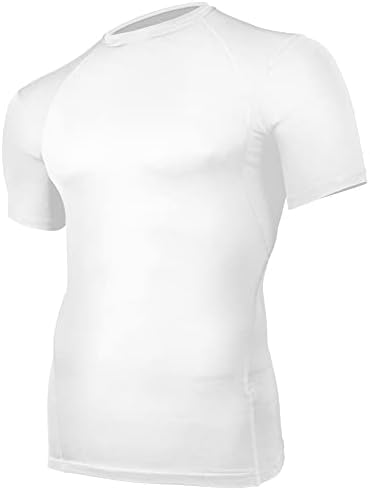 Епски млади кошули за екипаж за компресија со краток ракав
