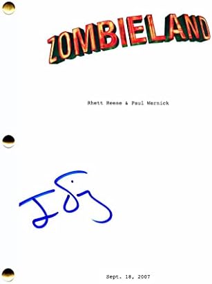 Scriptеси Ајзенберг потпиша филмско скрипта за автограм Зомбиланд - Ко -глуми: Вуди Харелсон, Ема Стоун, Абигеил Бреслин - Социјалната мрежа, Авантуристи до Рим со убов,