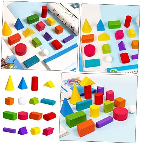 Тојандона Геометрија Градежни Блокови Деца Едукативни Играчки 1 Сет Математика Геометриски Парчиња Математика Наставна Помош Шарени Геометриски