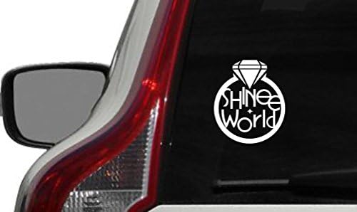 Shinee World Logo Car Vinyl налепница Decal Bumper налепница за автоматски автомобили Камиони за шофершајбна Прилагодени wallsидови