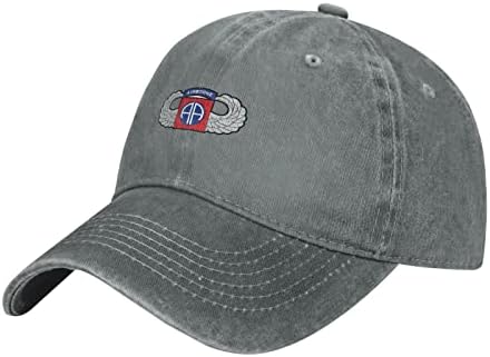 ИМЕЕГИЕН 82 -та воздушна дивизија Бејзбол капа за мажи жени гроздобер каубојска капа за возрасни каскета