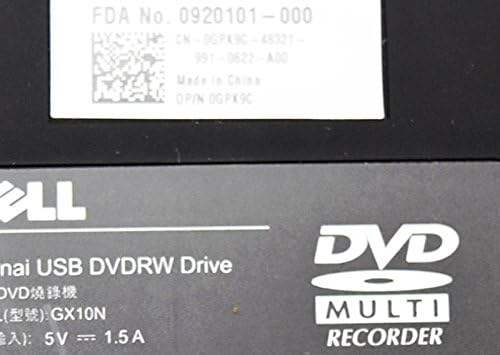 Аквамун Тргување Нов GX10N Вистински Dell GPK9C OEM Usb Оптички Диск Надворешен USB DVDRW Диск ЧУДНО Мулти-Снимање LGE-DMGP60N