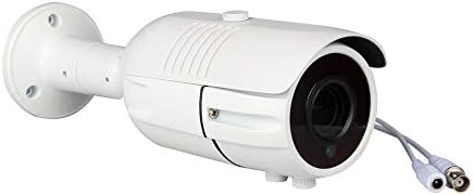Безбедносна камера Eversecu 4MP, 4 Megapixl AHD/TVI/CVI/Analolog 4 во 1 CCTV камера на отворено/затворено ноќно гледање 130ft IR растојание