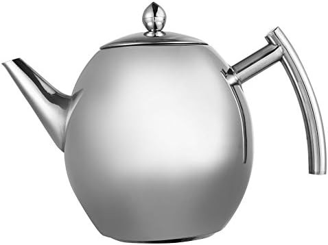 Чајник од не'рѓосувачки челик, метал од не'рѓосувачки челик чајник сад со вода контејнер котел со филтер голем капацитет