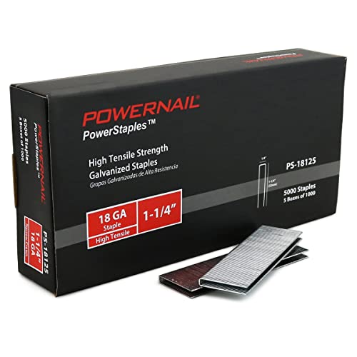 Powernail PS18125 18 Мерач 1/4 Инчен Круна 1-1/4 Инчен Должина Длето Точка Тесен Круна Главен