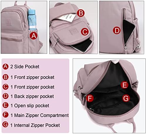 Sunwel Fashion Mini Bandpack & Sling Bag 2 Way Носете најлон секојдневен дневен пакет со одвојување на клуч за клучеви за топка за жени за