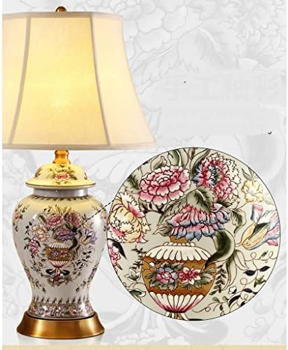 Slnfxc земја европска керамичка постелнина ламба класична дневна соба спална соба свадба декор голема биро светло