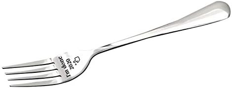 Врежана вилушка од персонализиран не'рѓосувачки челик- уникатна вилушка за резба, најдобро фестивалско изненадување за маж и семејство вечера,