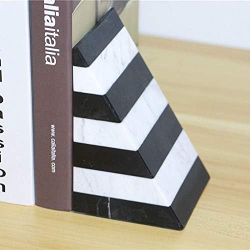 Yang1mn Креативен триаголник црно -бел шарени мермерни книжарници списание за лансирање украси модерни минималистички хотел вила модел соба